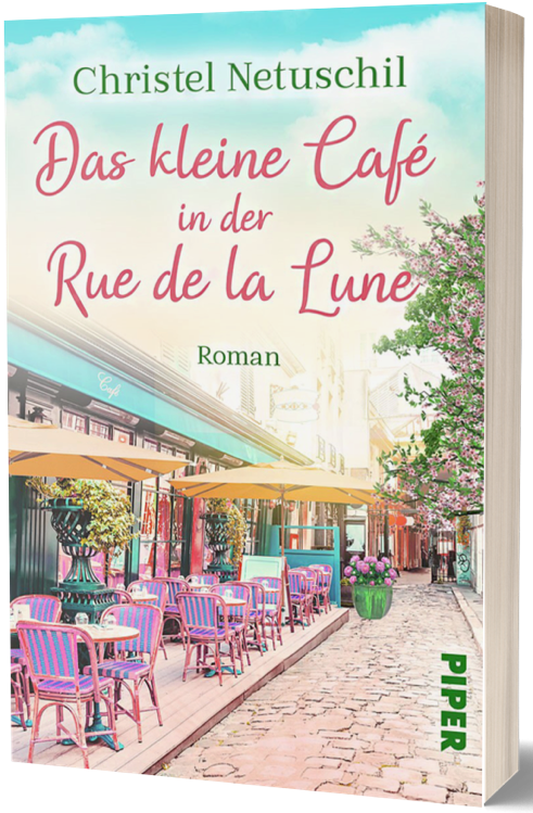 3D-Buchansicht von Das kleine Café in der Rue de la Lune